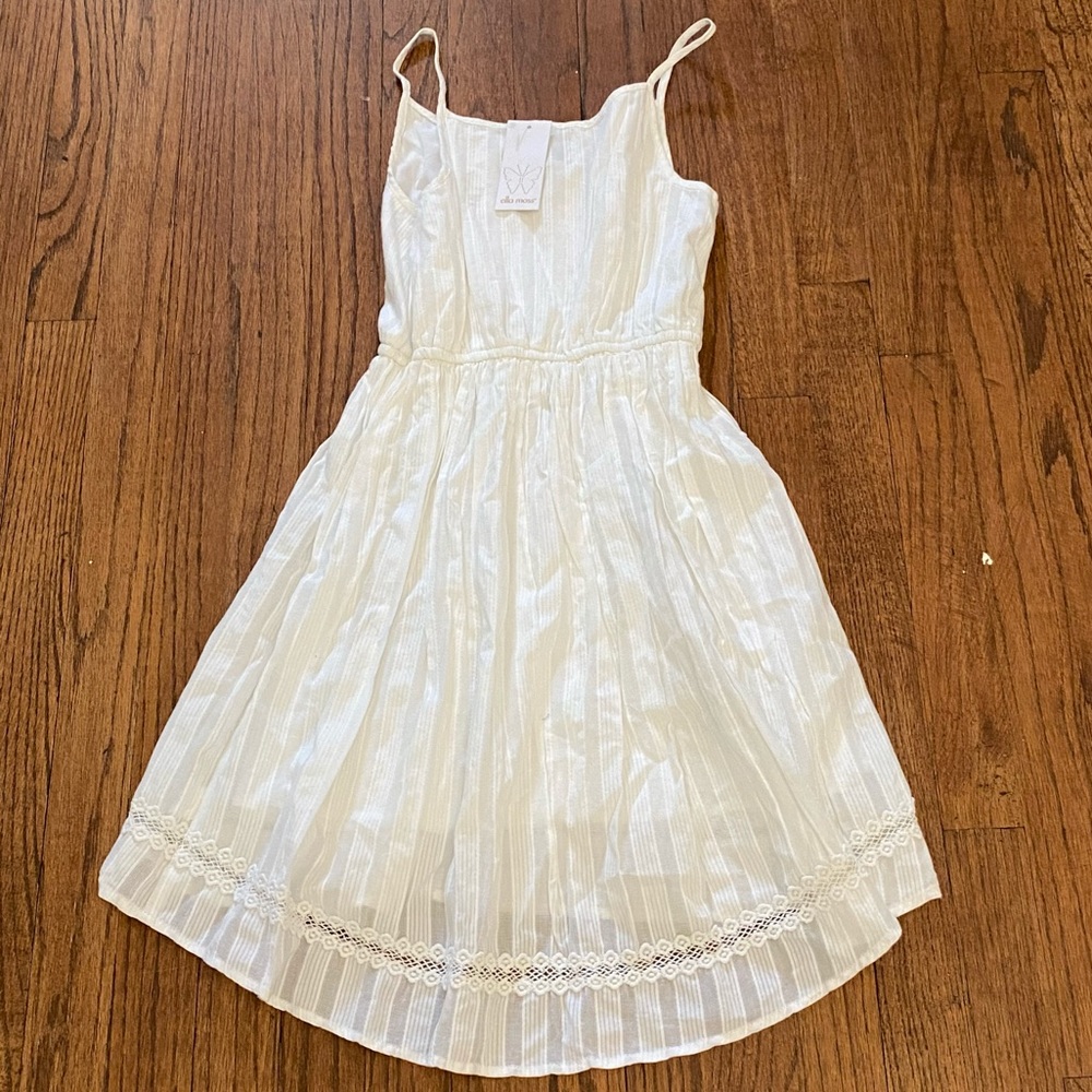 ELLA MOSS**Summer White Dress**Size 14 $89 - Picture 7 of 8
